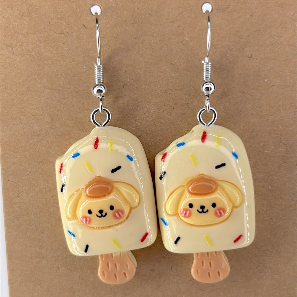 Cute Sanrio Hello Kitty Pendant Cartoon Dangle Earrings Fashion Jewelry